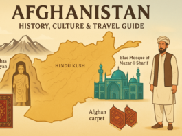 Afghanistan Cultural Map