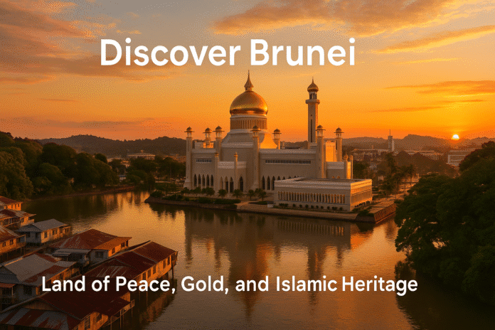 Majestic Sunset Mosque_brunei